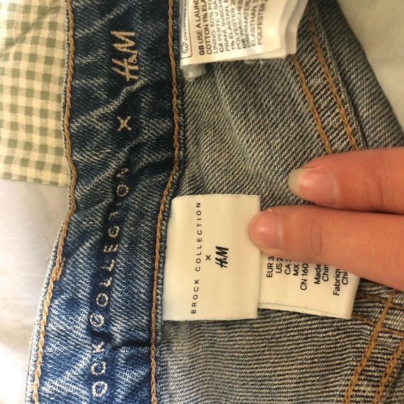 H&M x Brock Collection cut off denim shorts - Picture 4 of 4